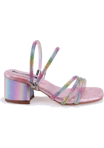 DJA76-ASK16 Gökkuşağı Kız Çocuk Abiye Ayakkabı fiyatları