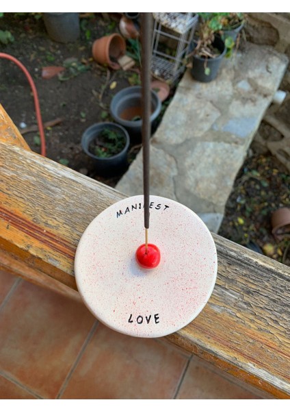 El Yapımı Seramik Tütsülük Manifest Love