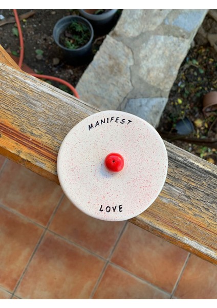 El Yapımı Seramik Tütsülük Manifest Love