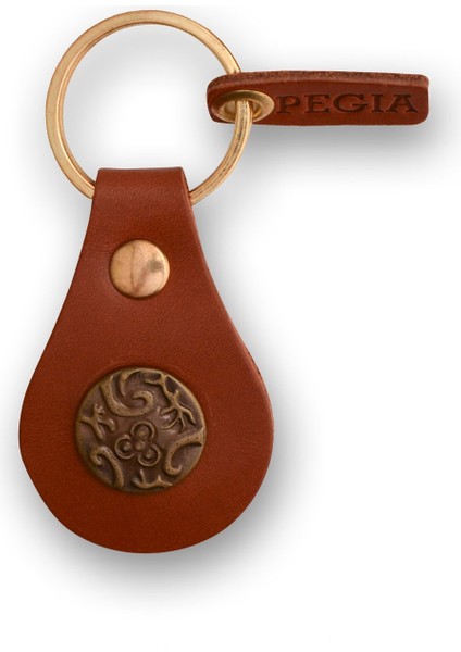 Klasik Metal 2 Deri Anahtarlık 25AN46