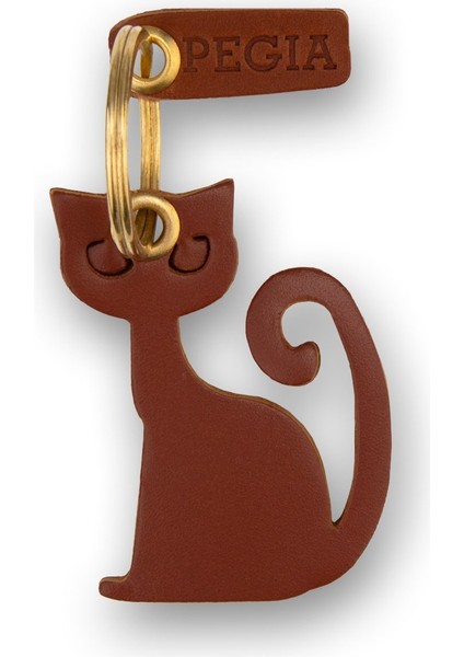 Kedi Deri Anahtarlık 25AN13