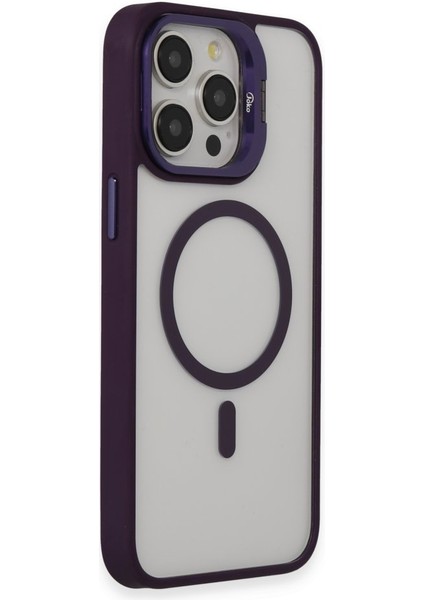 Apple iPhone 14 Pro Uyumlu Roblox Lens Magsafe Standlı Kılıf Kapak