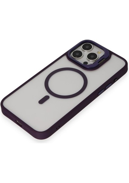 Apple iPhone 14 Pro Uyumlu Roblox Lens Magsafe Standlı Kılıf Kapak