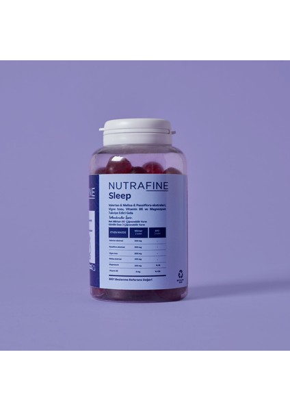 Sleep Gummy Vitamin B6 Magnezyum