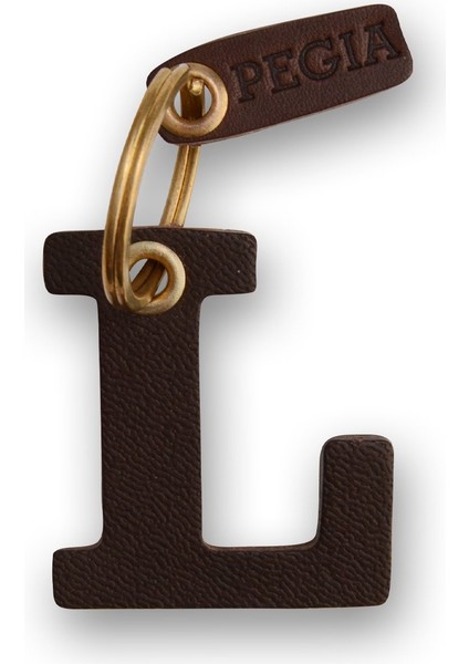 Harf L Deri Anahtarlık 25AN92