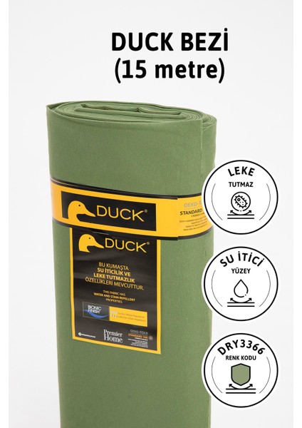 Premier Metrelik Duck Keten Kumaş Su İtici Bez 15 Metre DRY3366 -