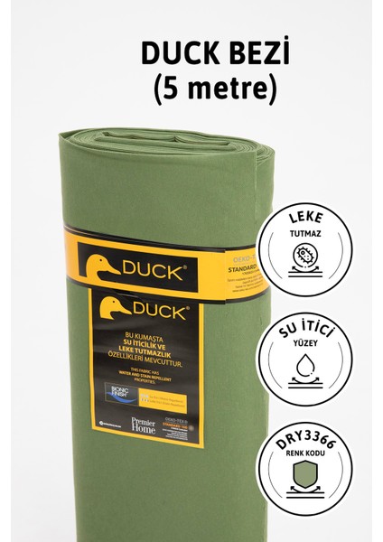 Premier Metrelik Duck Keten Kumaş Su İtici Bez 5 Metre DRY3366 -