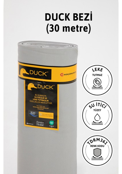 Premier Metrelik Duck Keten Kumaş Su İtici Bez 30 Metre TDRM361 -