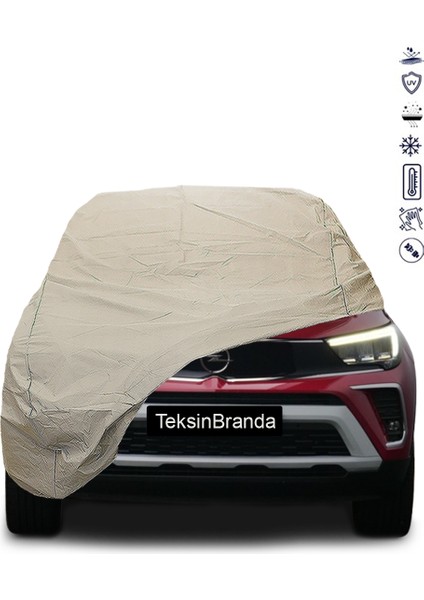 Opel Crossland (2020 - ) Araba Brandası Su Geçirmez Branda Miflonlu Premıum Oto Branda