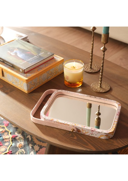 Noıda Baskılı Pamuk Ayna 26x17 Cm Gri fiyatları
