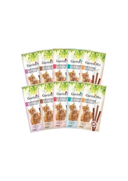 10 Paket Stick Kedi Ödülü 30*5 gr