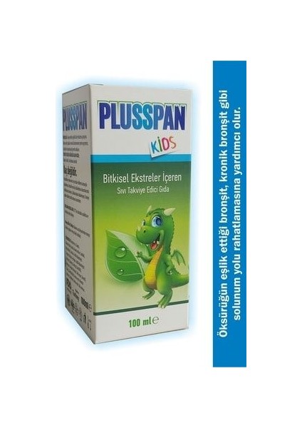 Plusspan Kıds 100 ml Şurup