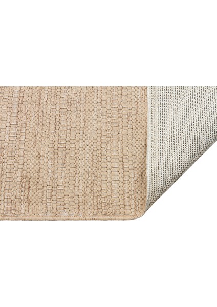 Bohemia BH003 Açık Kahve Hav Toz Vermez Salon Mutfak Koridor Oturma Odası Yolluk Dokuma Kilim
