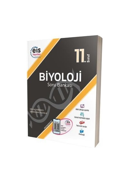 11. Sınıf Soru Bankası - Biyoloji / Kolektif / Eis Yayınları / 9786257044738