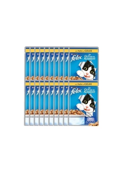 Felix Purina Felix Karışık Kedi Yaş Maması 100 Adet x 100 gr