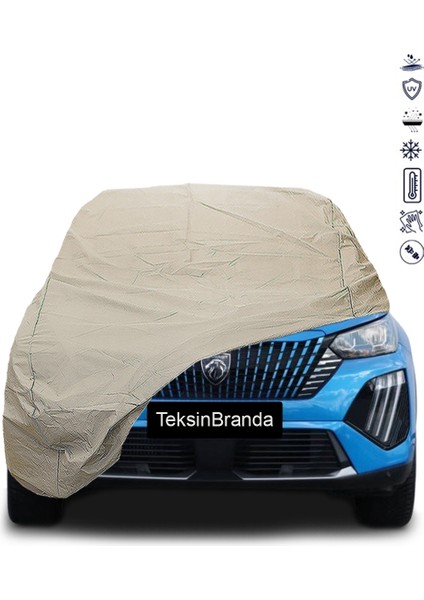 Peugeot 3008 2 (2016 - 2020) Araba Brandası Su Geçirmez Branda Miflonlu Premıum Oto Branda