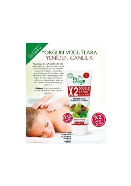 Dr C. Tuna Pferde Balsam At Kestanesi Balsamı 250MLX3 Adet fiyatları