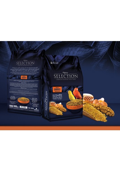 Myyem Selection Islak Ballı Mama Takviyeli Kanarya Yemi 1kg (3 Adet)