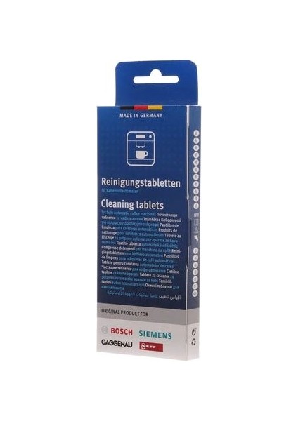 Otomatik Kahve Makineleri ve Termoslar Için Temizlik Tableti- 10 Adet