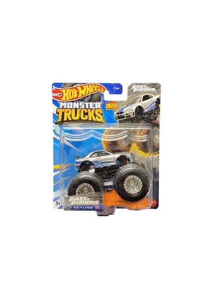 Nissan Skyline Gt-R R34 Fast & Furious Hot Wheels Monster Trucks 2023