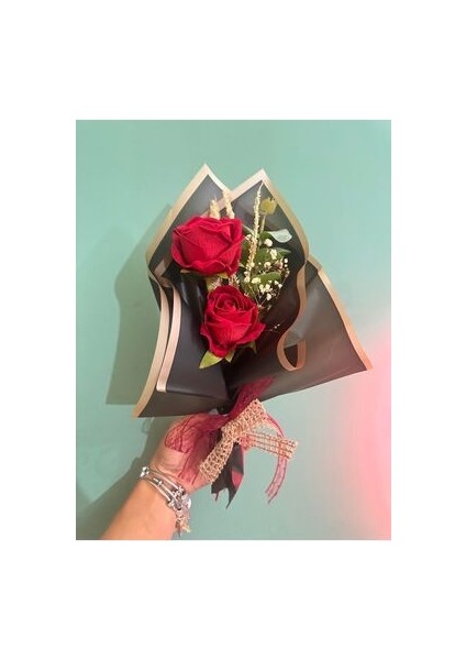 Gül Demeti Ikili,kırmızı Gül Yapay ,hediyelik Gül fiyatları