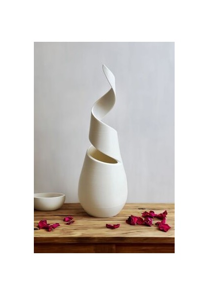 Sarmal Vazo Dekoratif Modern Sade Şık Minimal