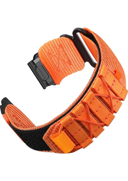 Garmin Fenix 8 47MM / 7/6/5 Hızlı Bırakma Naylon Sihirli Bant Kayışı (Yurt Dışından)