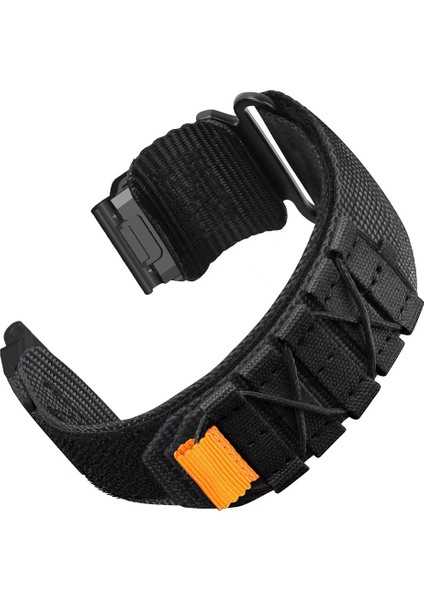 Garmin Fenix 8 47MM / 7/6/5 Hızlı Bırakma Naylon Sihirli Bant Kayışı (Yurt Dışından)