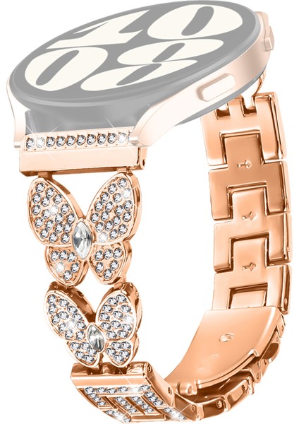 Xiaomi Watch S1 Pro Metal Bant Rhinestones Dekor Saat Kayışı (Yurt Dışından)