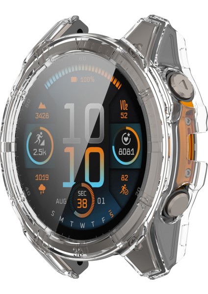 Garmin Fenix 8 Güneş 47MM Izle Vaka Pc Çerçeve Kapak Temperli Cam Ekran Filmi ile (Yurt Dışından)