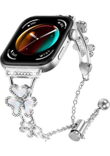 Huawei Watch Fit 3 Kalp Yonca Dekor Saat Kayışı (Yurt Dışından) fiyatları