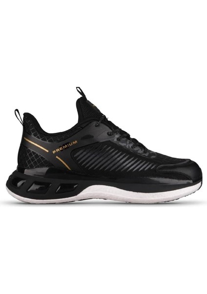 Swiftrunner Pro 5.0 Erkek Bağcıklı Siyah Yürüyüş Ayakkabısı