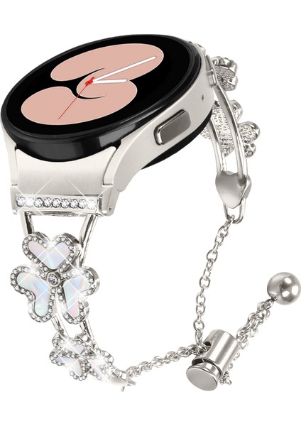 Samsung Galaxy Watch6 44MM / 40MM / Watch6 Classic 47MM / 43MM Kalp Yonca Dekor Saat Kayışı (Yurt Dışından) fiyatları