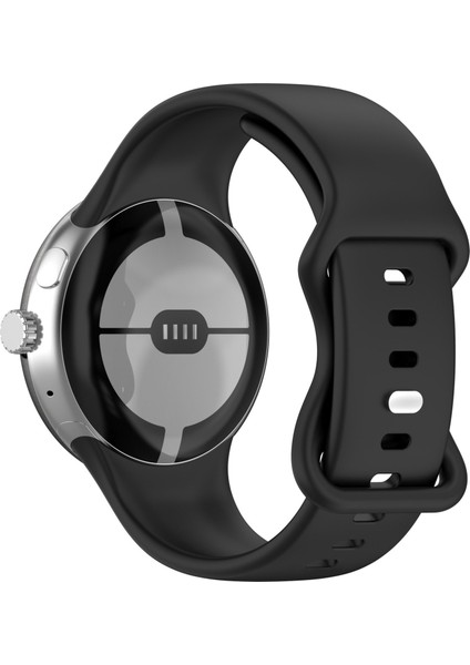 Google Pixel Watch 3 45MM Silikon Watch Band Ayarlanabilir Kayış Yedek Bileklik (Yurt Dışından)