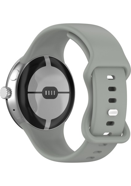 Google Pixel Watch 3 45MM Silikon Watch Band Ayarlanabilir Kayış Yedek Bileklik (Yurt Dışından)