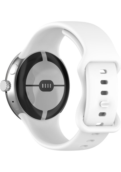 Google Pixel Watch 3 45MM Silikon Watch Band Ayarlanabilir Kayış Yedek Bileklik (Yurt Dışından)