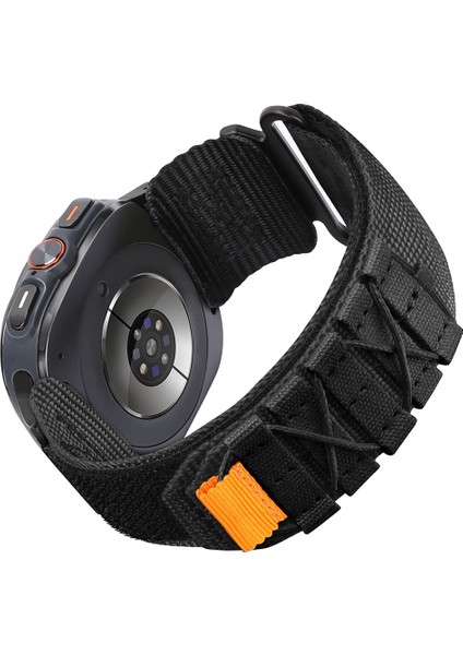 Samsung Galaxy Watch Ultra 47MM Naylon Sihirli Bant Watch Band Askeri Stil Ayarlanabilir Kayış (Yurt Dışından)