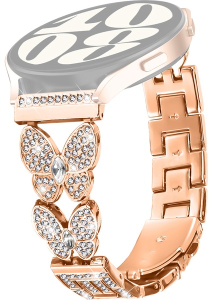 Honor Watch Gs Pro Band Rhinestones Dekor Alaşım Metal Saat Kayışı (Yurt Dışından)