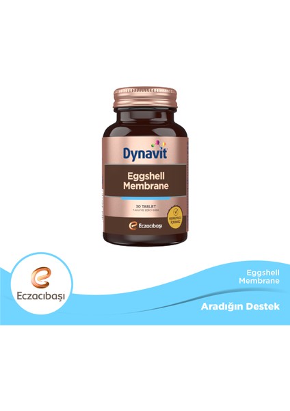 Eggshell Membrane 30 Tablet - Yumurta Kabuğu Zarı, Metilsülfonilmetan, C Vitamini, Zerdeçal,Manganez