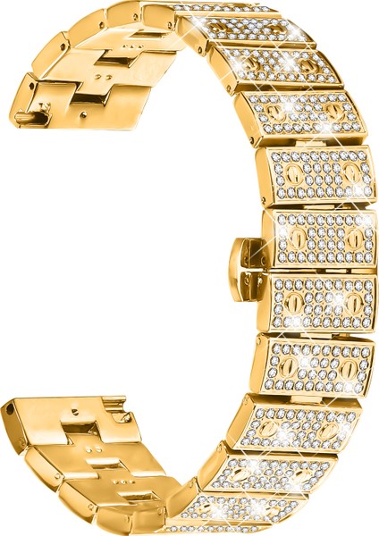 Huami Amazfit Stratos 3 Saat Kayışı Alaşım Metal Rhinestones Dekor Kayış Toka ile (Yurt Dışından)