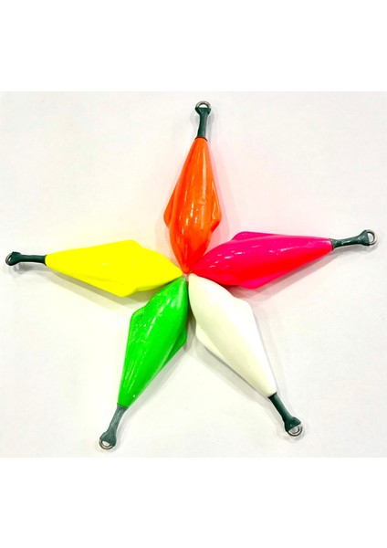 Roket Model Fosforlu Olta Kurşunu 75 gr 5 Adet