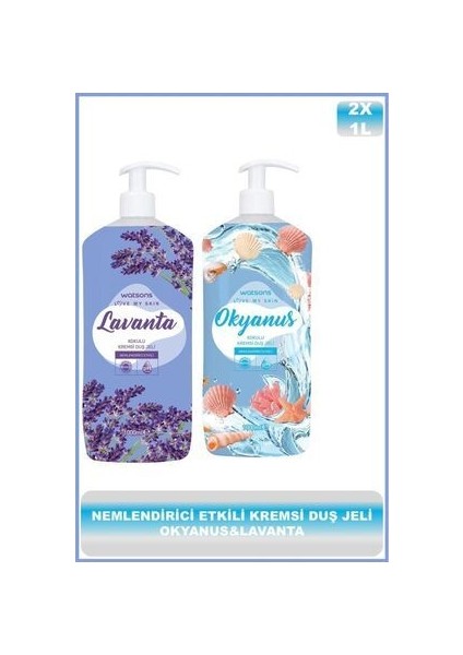 Ciltleri Canlandıran ve Her Duşta Yenilenme Hissi Sağlayan Kremsi Duj Jeli-Lavanta,okyanus ELEG.377