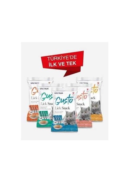 Gusto Lick Snack, Tavuklu Sıvı Kedi Ödülü, 4X15GR fiyatları