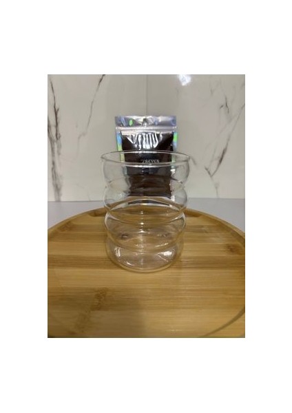 4Boğumlu Borosilikat Bardak 300 ml