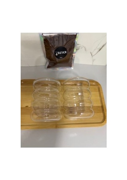 4Boğumlu Borosilikat Bardak 300 ml