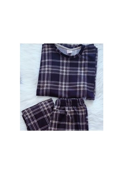 Erkek Çocuk Süet Pijama Takımı