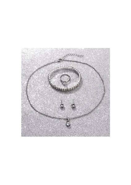 Kadın Kol Saat Seti Kadın Kol Saati, Yüzük, Bileklik, Küpe,kolye, Saat modelleri