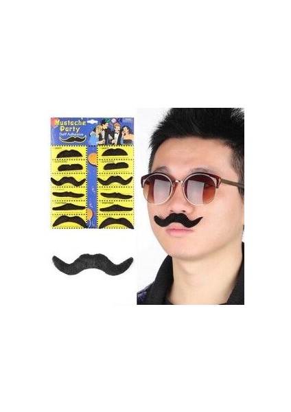 Kostüm Partisi Takma Bıyık 6 Model