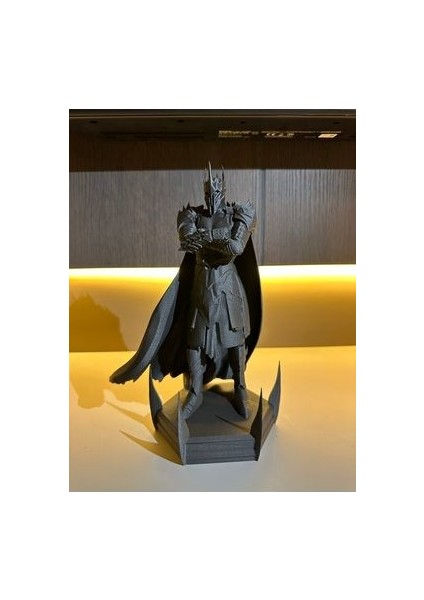 Sauron Heykeli- Siyah Sauron Figürü & Heykel-Yüzüklerin Efendisi 25 cm