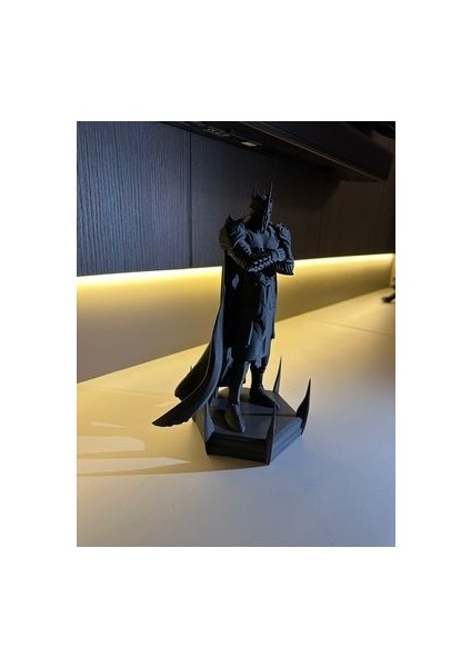 Sauron Heykeli- Siyah Sauron Figürü & Heykel-Yüzüklerin Efendisi 25 cm